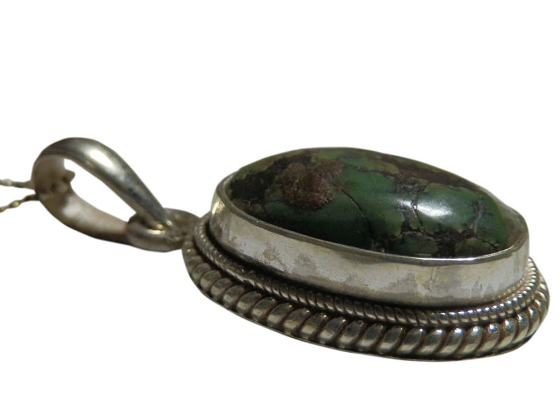 アジアン雑貨 天然石シルバーアクセサリー TSP-20 トルコ石ネックレス