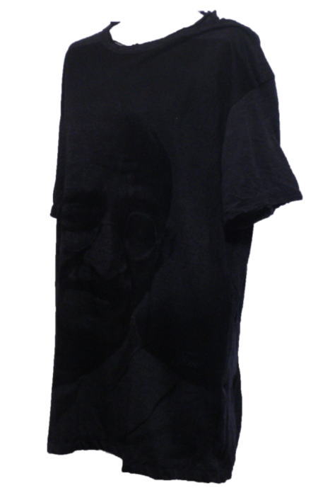 アジアン衣料 DT-4 コットン・ダメージ加工 手描き風Tシャツ
