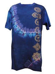 アジアン衣料 TBU-10 タイダイ仏像Tシャツ