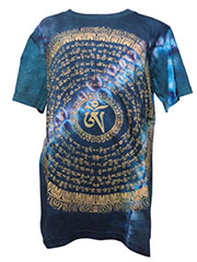 アジアン衣料 TBU-3 タイダイ仏像Tシャツ