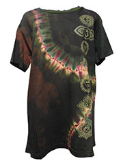 アジアン衣料 TBU-9 タイダイ仏像Tシャツ