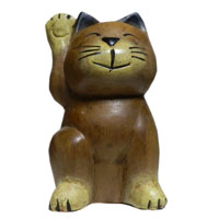 アジアン雑貨 CAT-3 招きネコちゃん(小)
