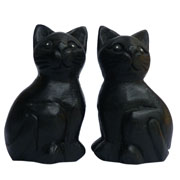 アジアン雑貨 CAT-30 木彫りのネコちゃん