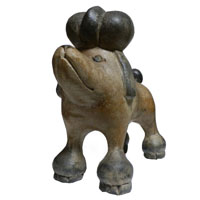 アジアン雑貨 DOG-10 わんちゃんの木彫り