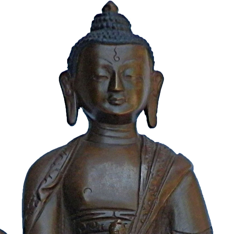 □☆アジアン雑貨 ネパール仏像 銅製 釈迦牟尼仏陀尊像(BS-5