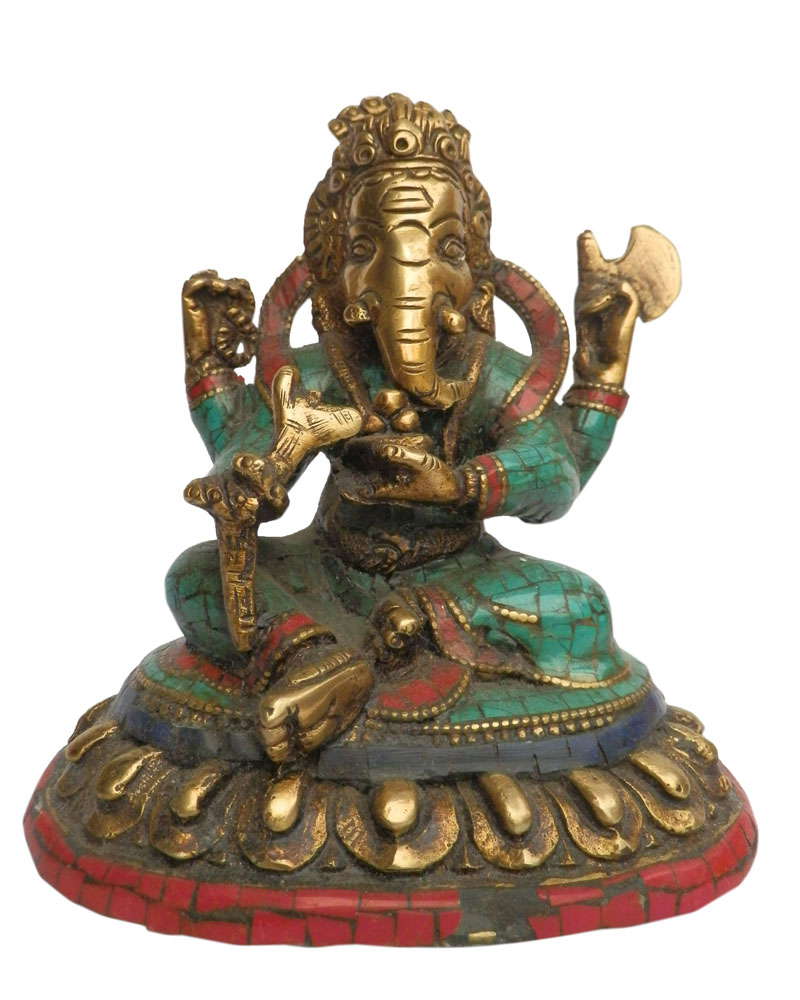 アジアン雑貨 ネパール仏像  ガネーシャ像