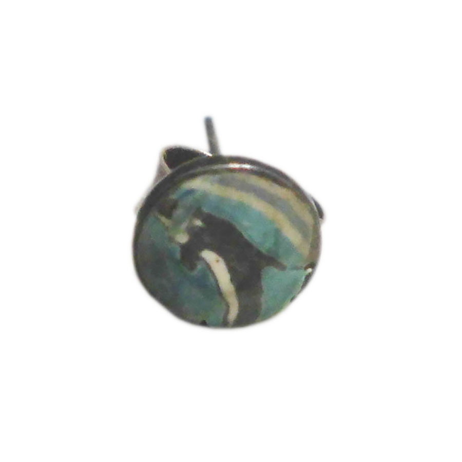 アジアン雑貨 シルバーアクセサリー KPS-10 片方・シルバーピアス
