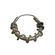 アジアン雑貨 シルバーアクセサリー SS-23 フープ・シルバーピアス 片方